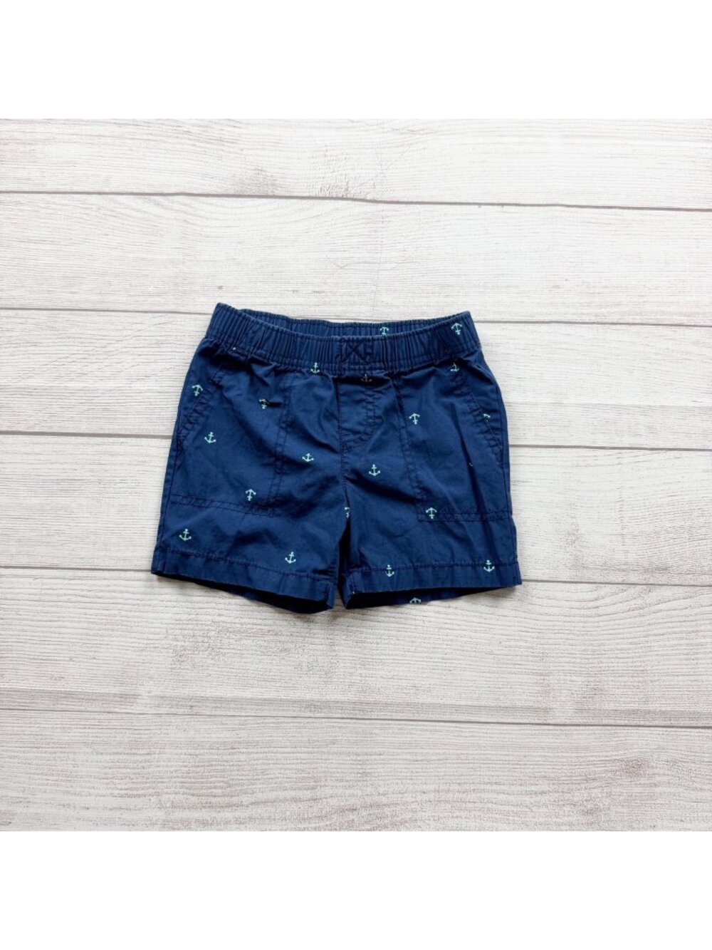 Carter's Baby Boys Anchors Printed Shorts Elastic Waist Lightweight 12-18 Months